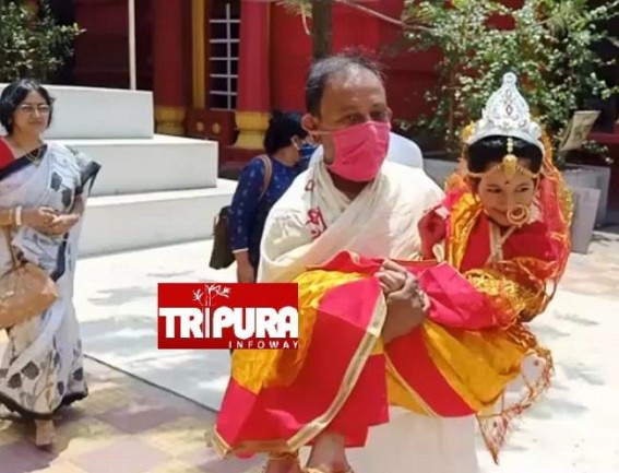 Kumari Puja observed on Maha-Astami Day Kumari Puja observed on Maha-Astami Day